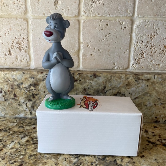 ❤️ DISNEY VINTAGE AUCTION JUNGLE BOOK BALOO BOBBLE HEAD NEW - Picture 3 of 6